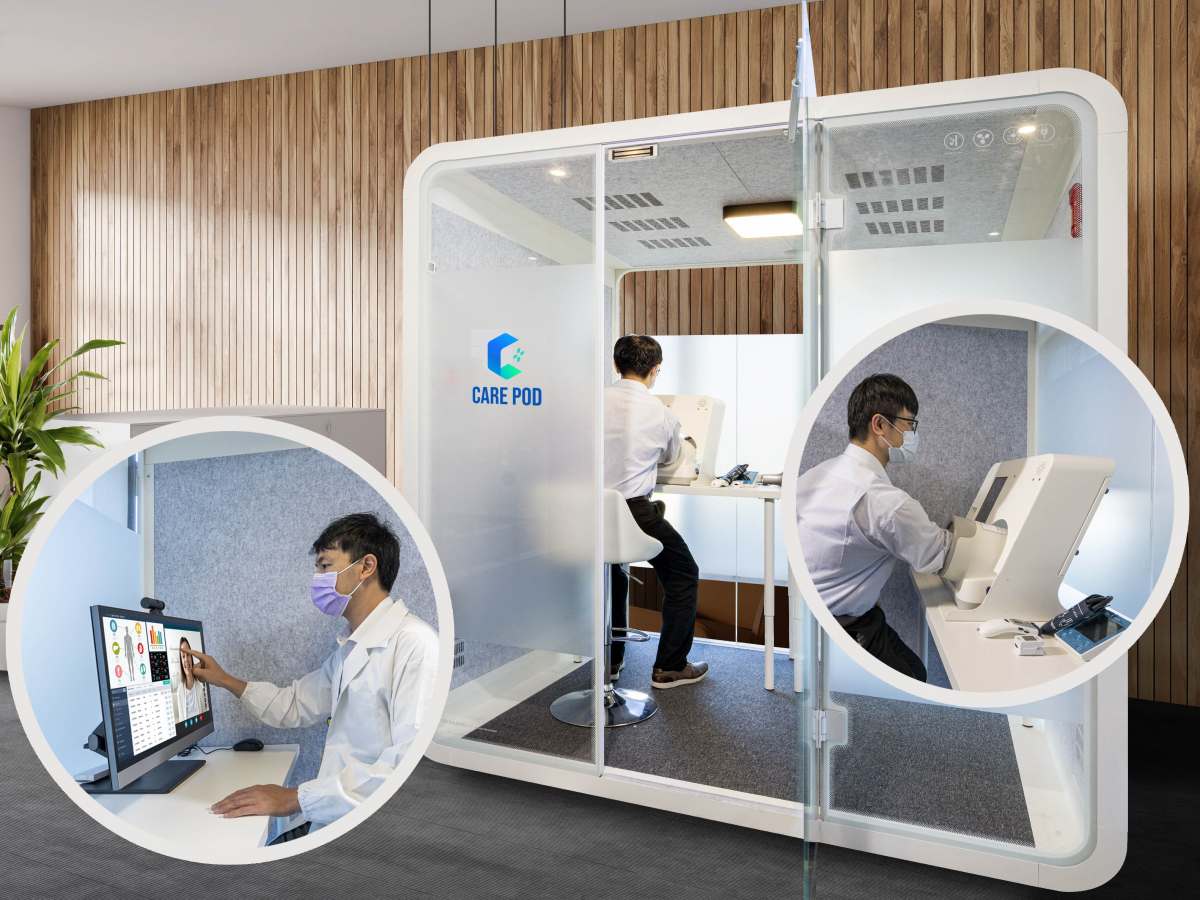 达擎于医疗科技展中展出＂远距诊疗舱＂，以因应医疗数字化及社会高龄化趋势下、复诊及慢性病患等族群对于远距看诊需求逐渐升高所推出的创新整合方案。多功能合一、高隐私性的远距诊疗舱可根据病患端与医师端的不同需求，提供弹性化及客制化功能，节省医生和病患的精力及时间