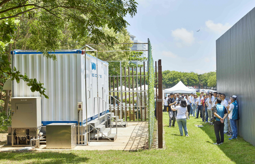 友達西大墩窯文化館建置屋頂全綠電及儲能櫃，為兼具創能儲能的永續綠能場域