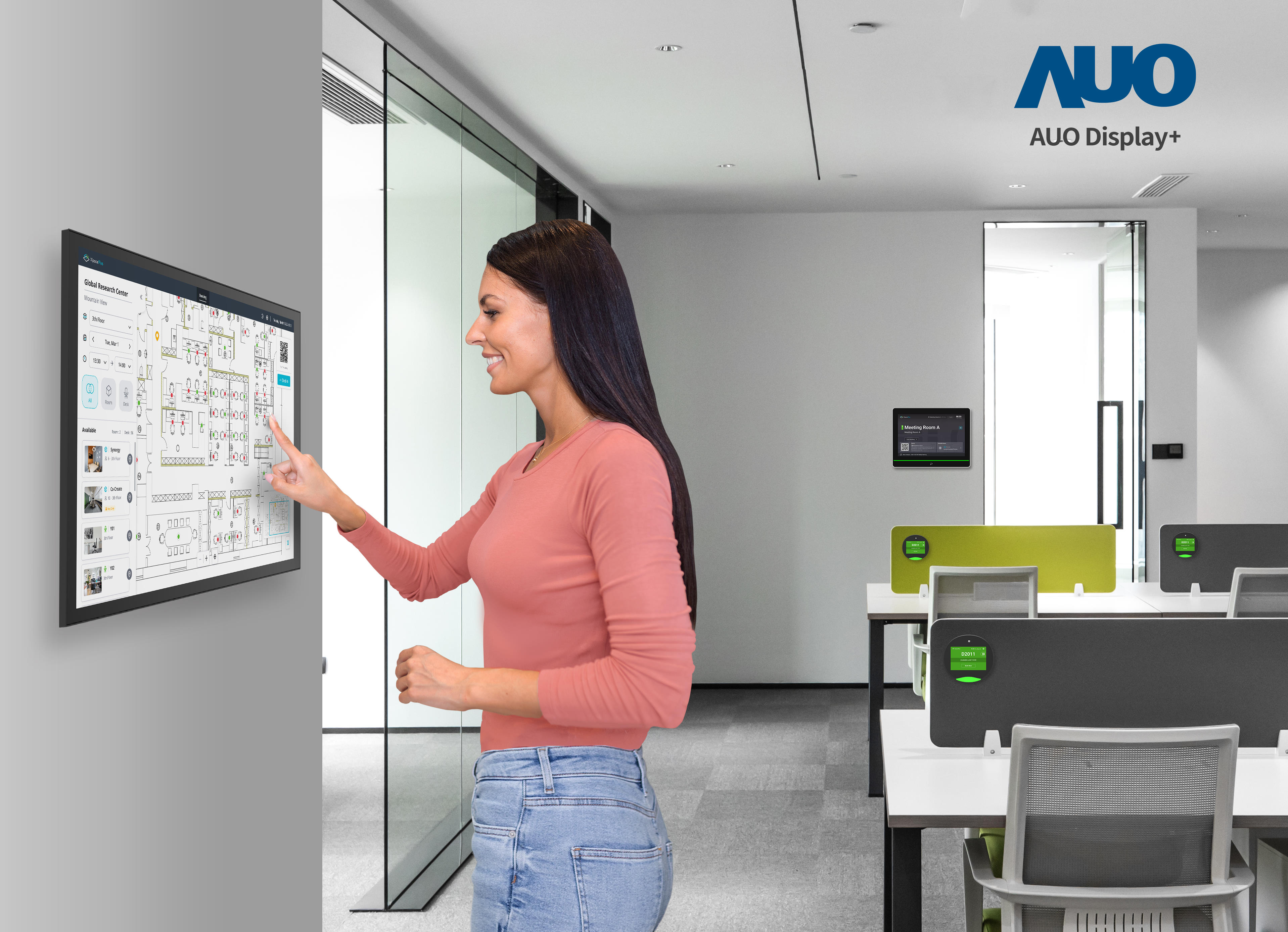 达擎会议空间管理解决方案可应用于空间预约和管理流程，将办公空间的查询、预约和保留等流程自动化，为用户提供更灵活、弹性的工作模式