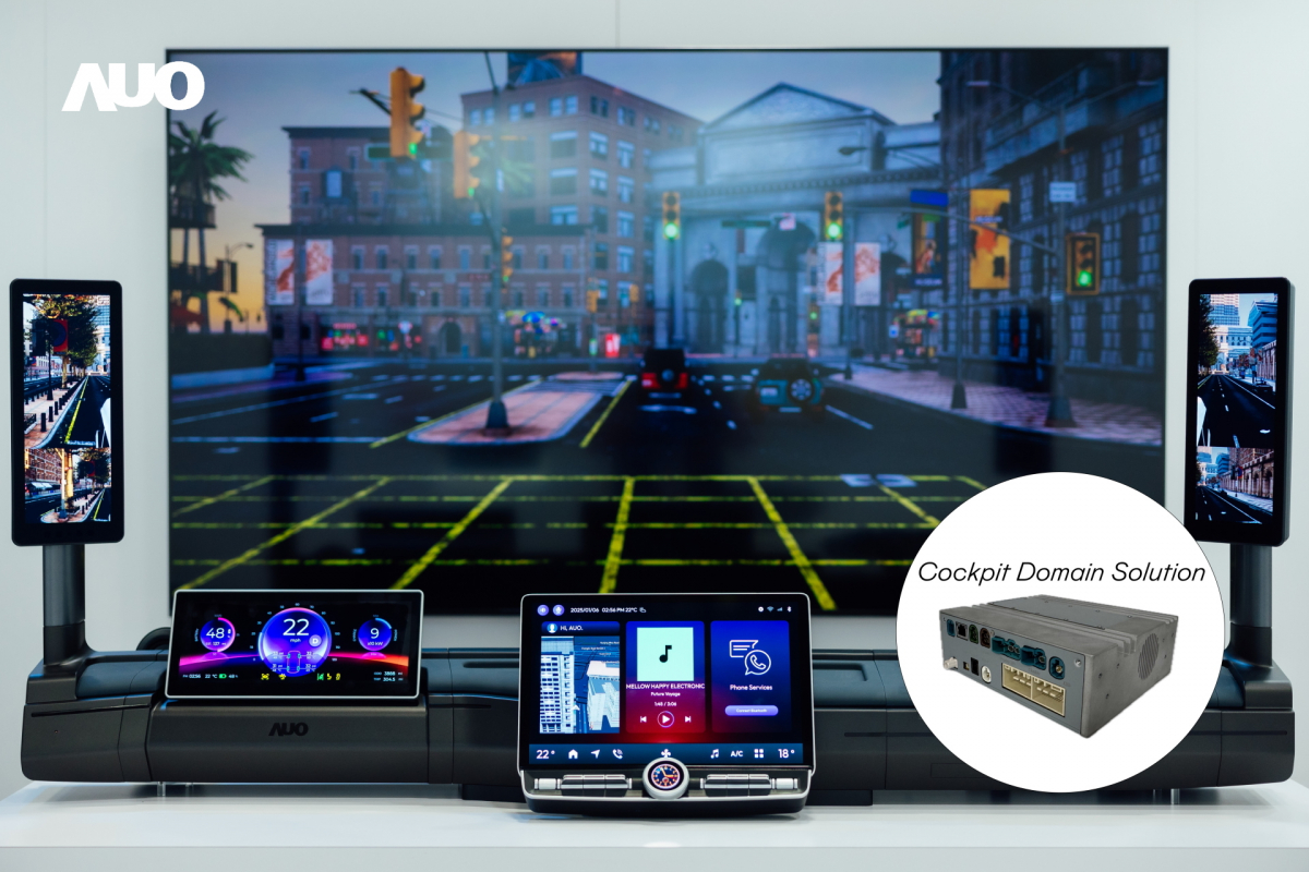 友達「智慧座艙域控解決方案」可做為車內運算的核心平台，驅動創新人機介面與豐富的座艙應用，獲得台灣精品標誌肯定