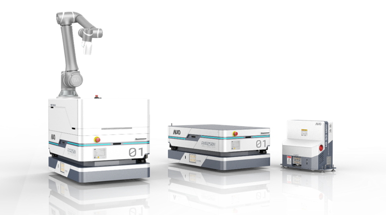 友達數位開發的自主式移動機器人（AMR250M），搭配全向輪並結合AI演算法、2D LiDAR、3D攝影機等技術，協助客戶實現產線全自動化